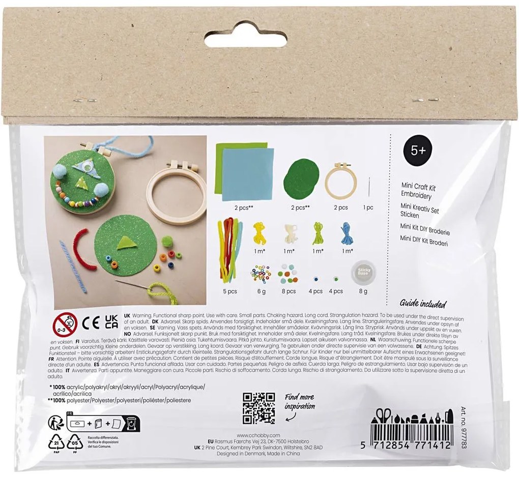 Kreatívna sada Vyšívanie smajlíkov