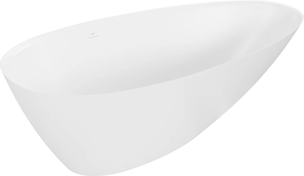 Mexen Milano Voľne Stojaca Vaňa 170x86cm Biela Matná Konglomerát