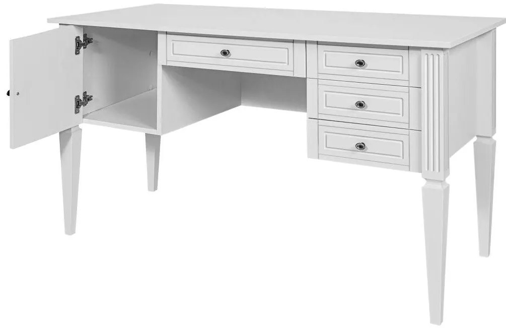 Bellamy Sivý písací stôl Ines bureau