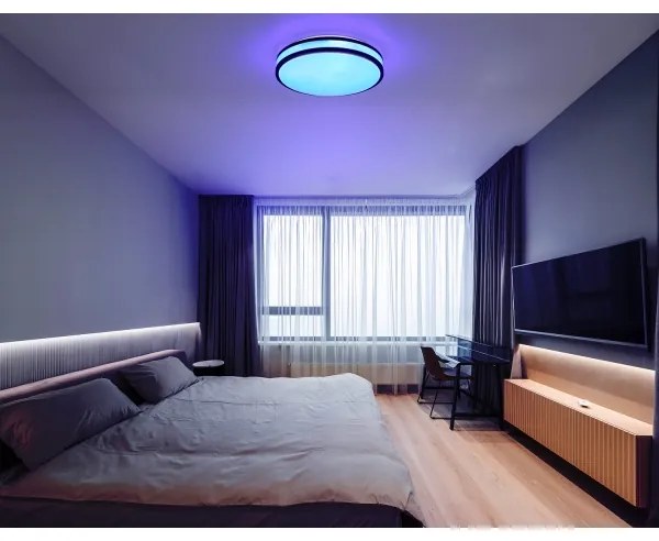 Globo 41266-18 - LED RGBW Stmievateľné stropné svietidlo BETHA LED/18W/230V + DO