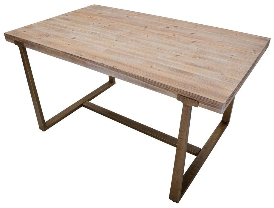 Jedálenský stôl v prírodnej farbe 150x90 cm Ankara – Mauro Ferretti