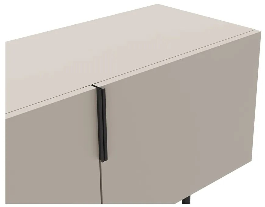 Krémový TV stolík 200x54,5 cm Eldia – Marckeric