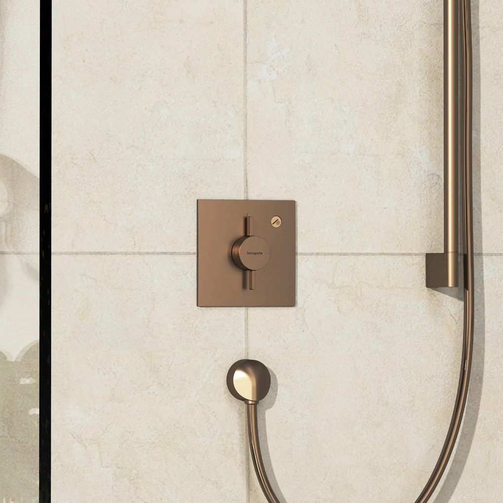 Hansgrohe DuoTurn E, batéria pod omietku pre 1 spotrebič, kartáčovaný bronz, HAN-75617140