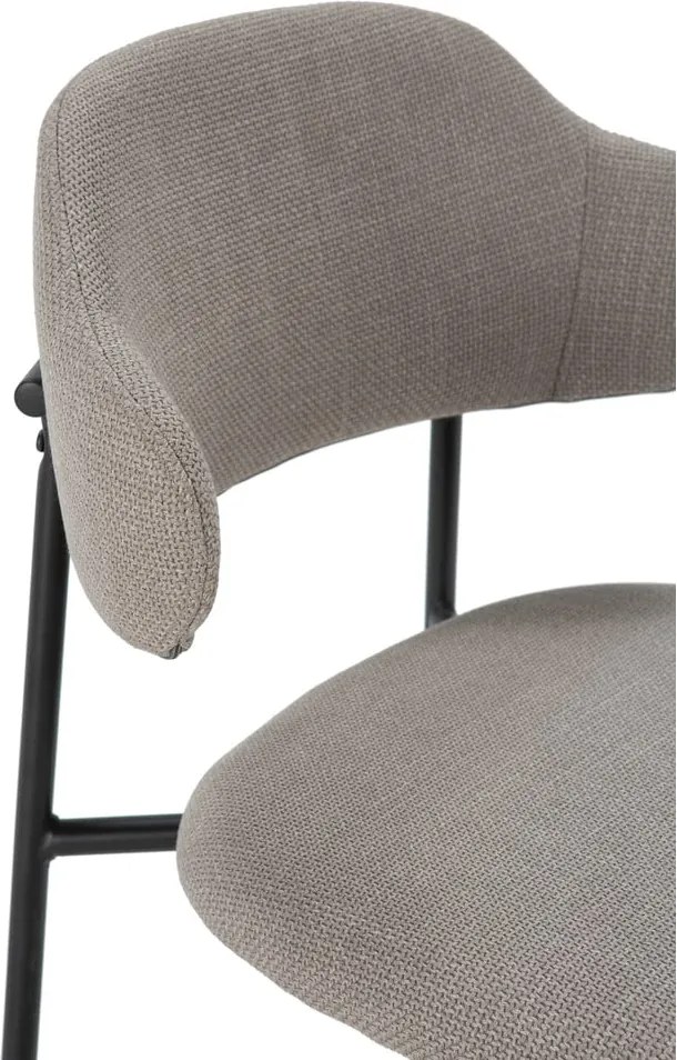 Svetlosivé jedálenské stoličky v súprave 4 ks Adriel – Marckeric