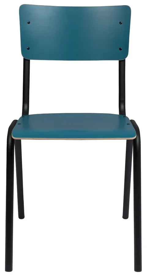 Jedálenské stoličky v súprave 4 ks v petrolejovej farbe Back to school - Zuiver