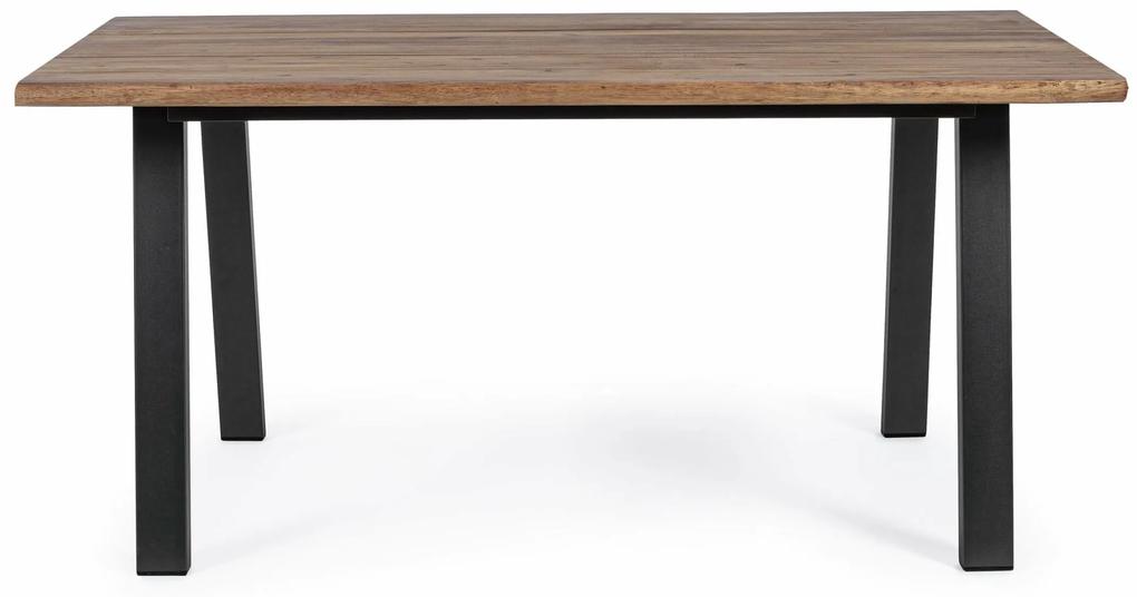 Stôl stockholm 160 x 90 cm hnedý MUZZA