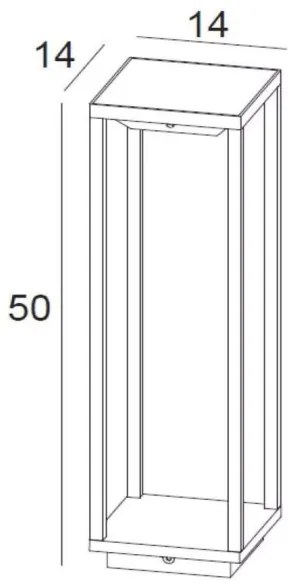 Lucide 27892/02/30 - LED solárne svietidlo TENSO SOLAR LED/2,2W IP54