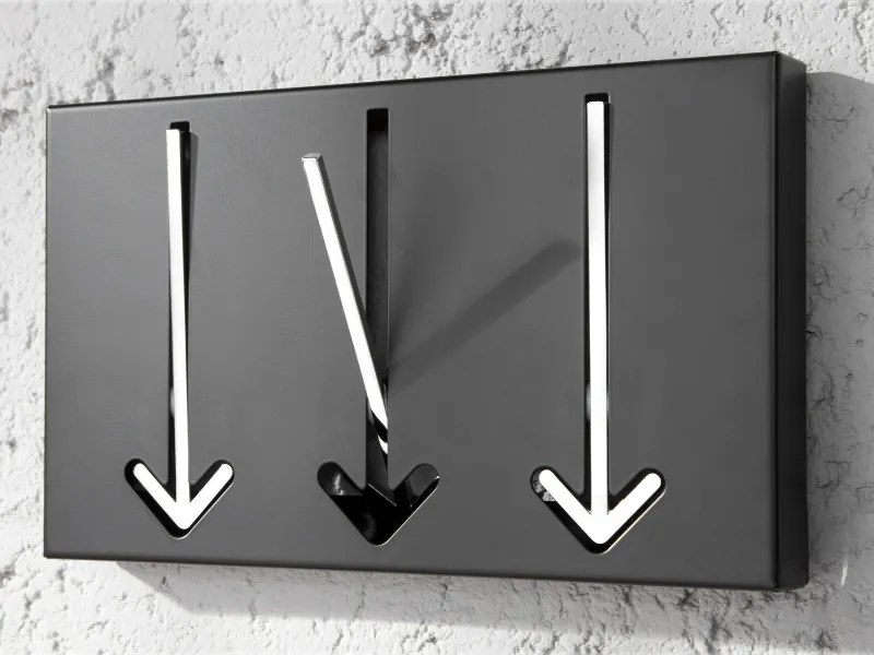 Arrow I nástenný vešiak čierny
