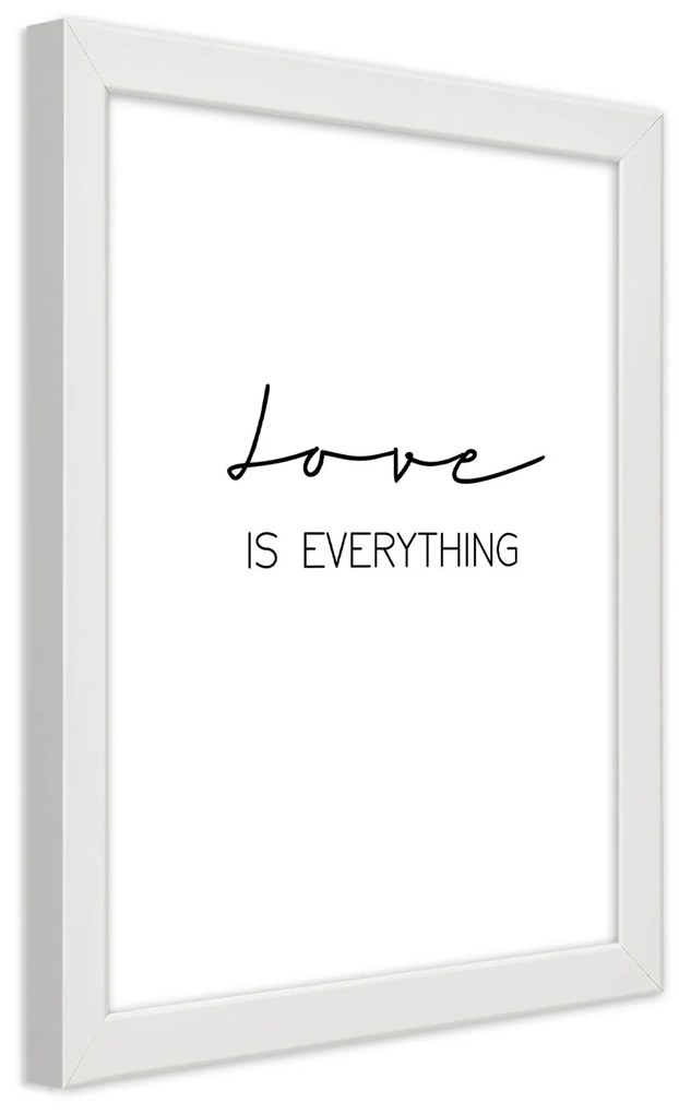 Gario Plagát Love is everything Farba rámu: Bez rámu, Rozmery: 40 x 60 cm