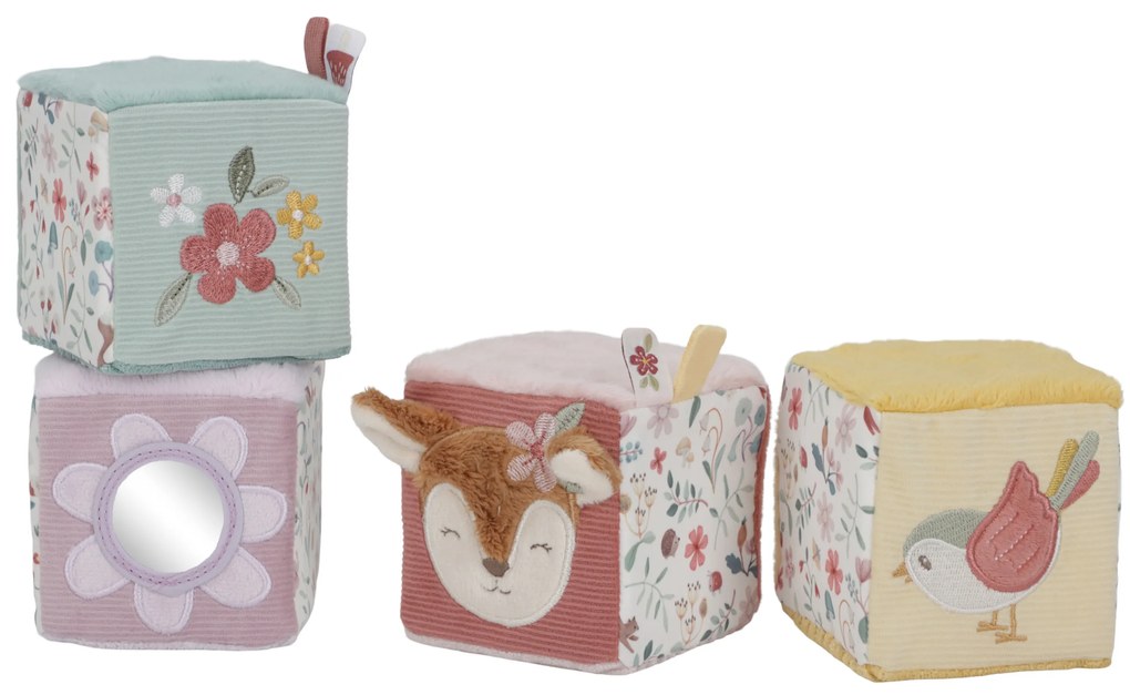 Kocky textilné 4 ks Fairy Garden
