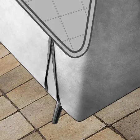 Poťah na kreslo PARIS sivý