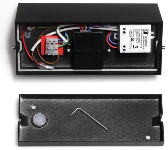 LED2 - LED Vonkajšie svietidlo so senzorom HUGO LED/9W/230V IP54 3000K/4000K