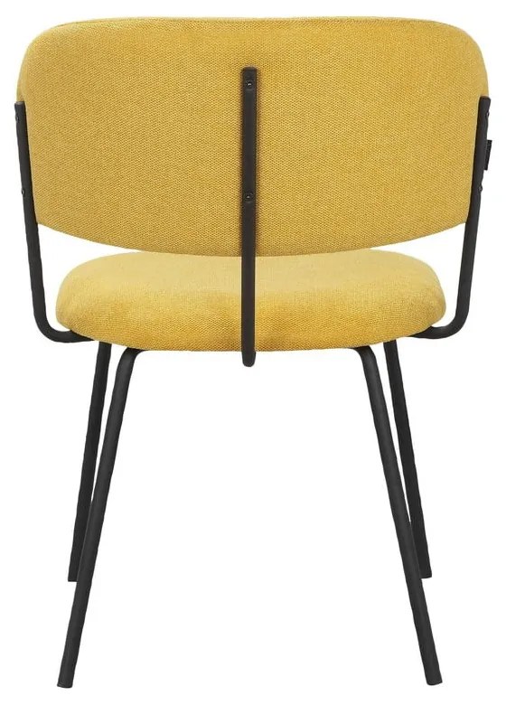 Žlté jedálenské stoličky v súprave 2 ks Claudia – Støraa