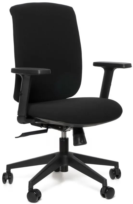 SEGO Kancelárska stolička EVE čalúnenie BASIC čierna