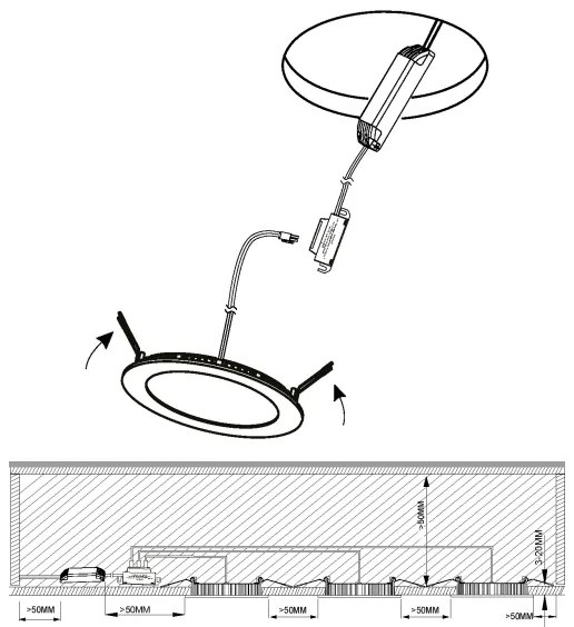 Eglo 98635 - SADA 3x LED Kúpeľňové svietidlo FUEVA 1xLED/2,8W/230V IP44 chróm