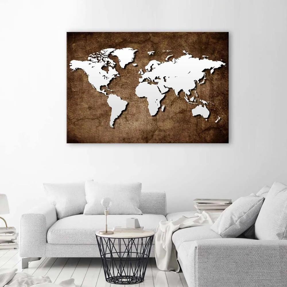 Gario Obraz na plátne Stará mapa sveta Rozmery: 60 x 40 cm