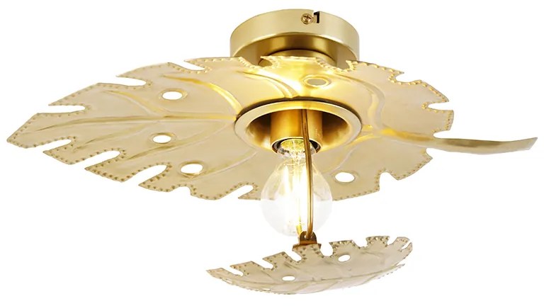Dizajnová nástenná lampa staroružová - Carballo