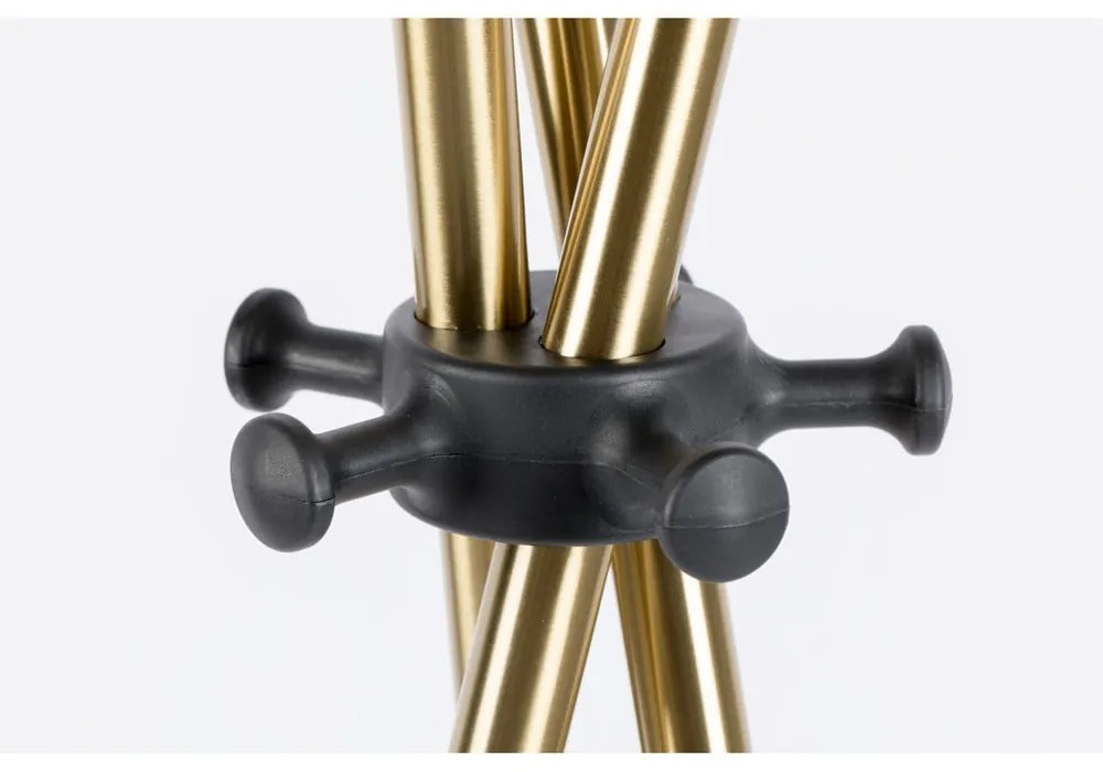 Oceľový vešiak v zlatej farbe Darwin - White Label