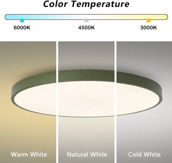 Brilagi - LED stropné svietidlo POOL LED/100W/230V 3000/4000/6000K 80 cm zelená
