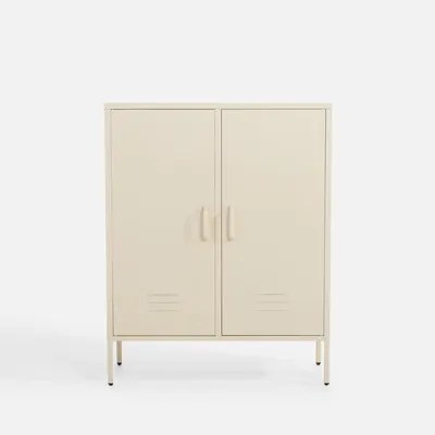 Kovová komoda BLISFUL mandľová béžová