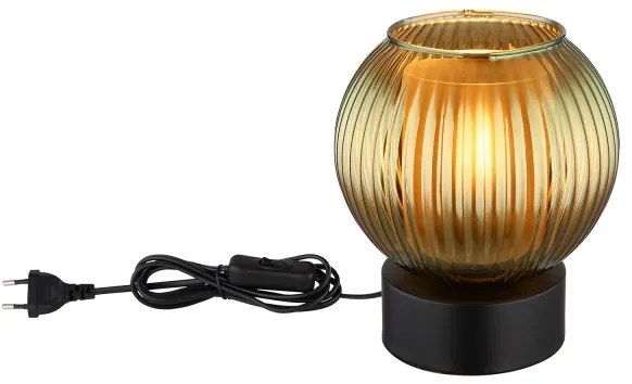 Globo 15638TG - Stolná lampa ZUMBA 1xE27/25W/230V pr. 15 cm zelená