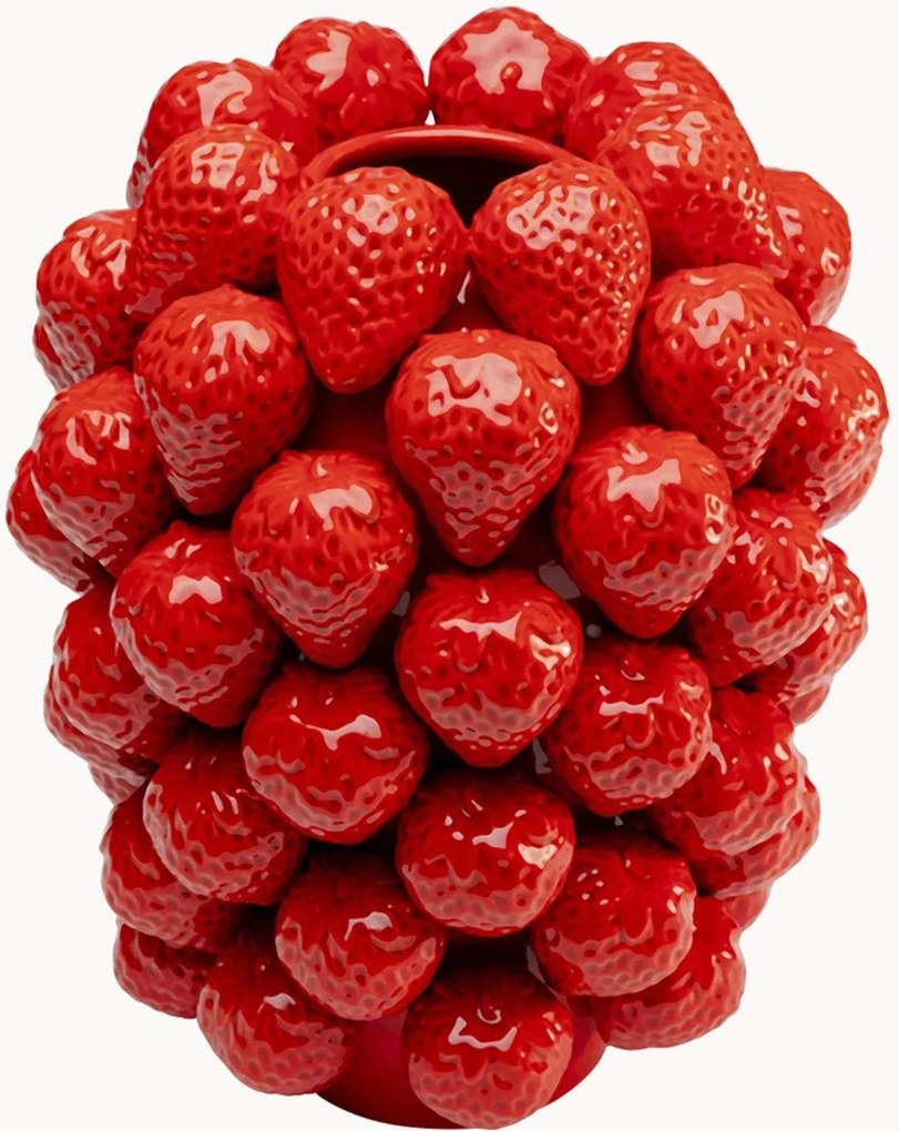 Váza Strawberries, V 24 cm