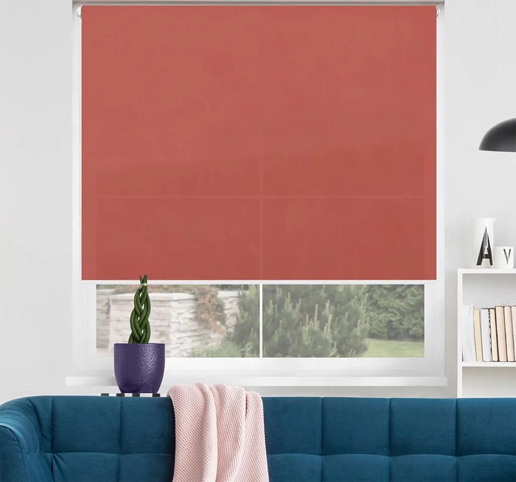 FOA Látková roleta, STANDARD, Červená tehla, LA 629 , 134 x 150 cm