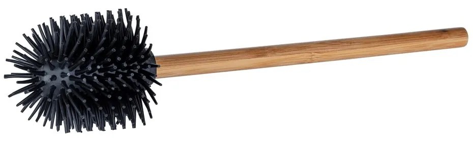 Čierna silikónová toaletná kefa Wenko