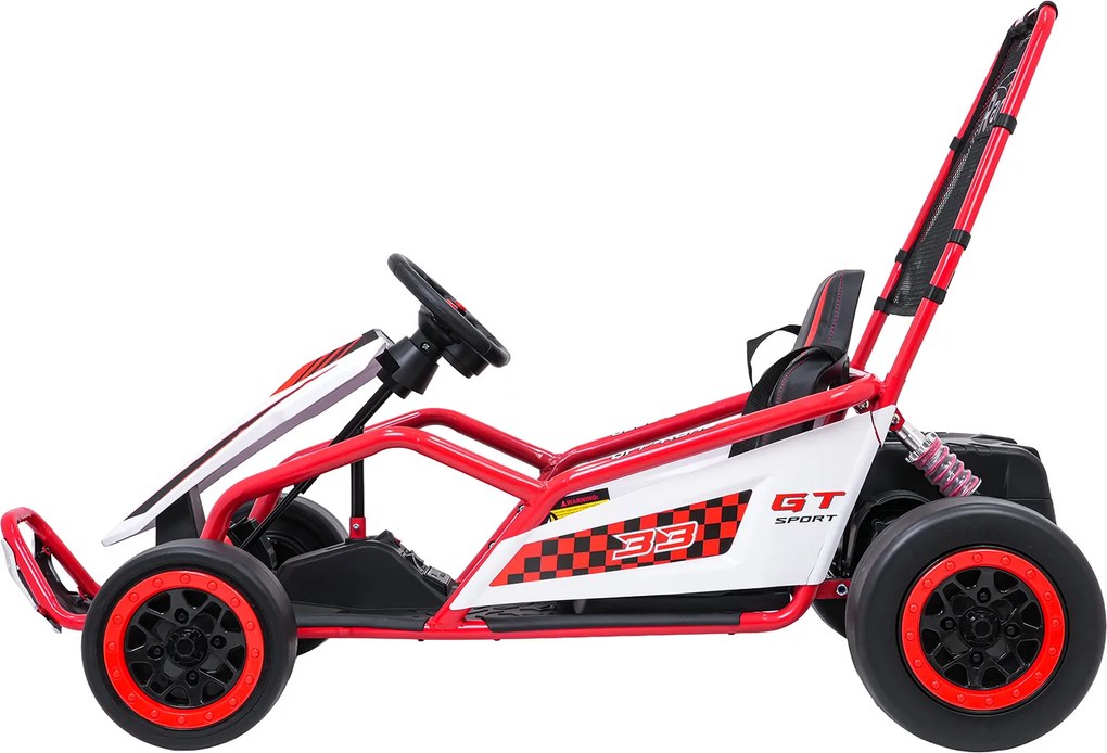 Ramiz Motokára TORNADO s funkciou driftovania Červená