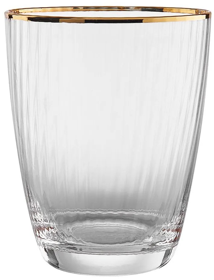 GOLDEN TWENTIES Pohár so zlatým okrajom 300 ml