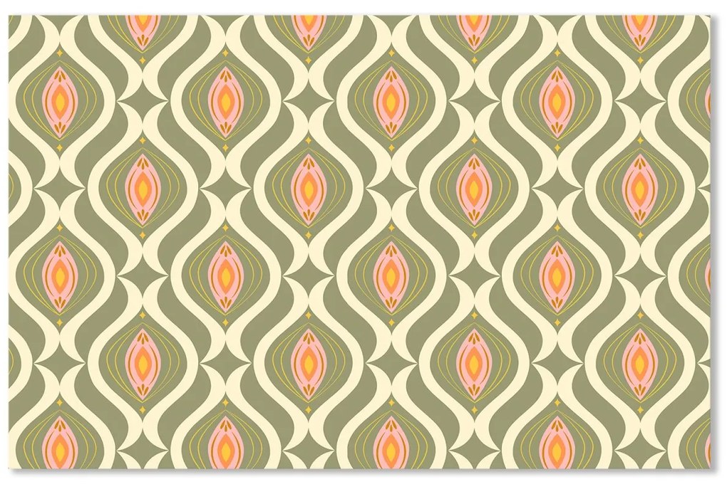 Sablio Prestieranie Retro ornament: 40x30cm