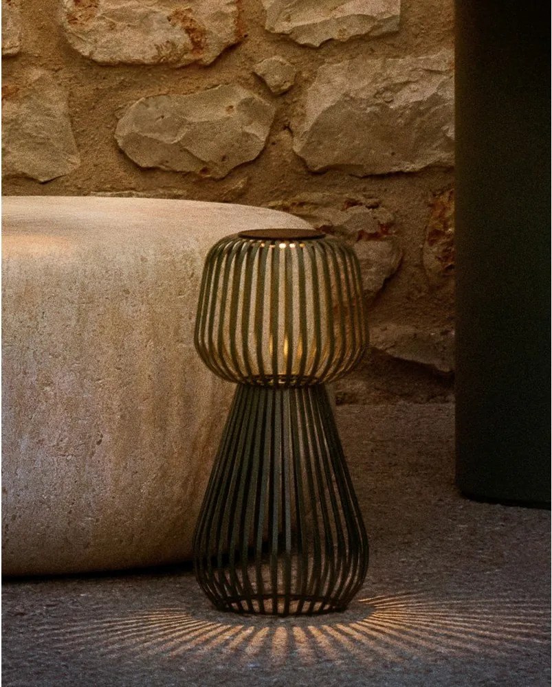 LED stolové stmievateľné solárne vonkajšie svetlo (výška 42 cm) Reiba – Kave Home