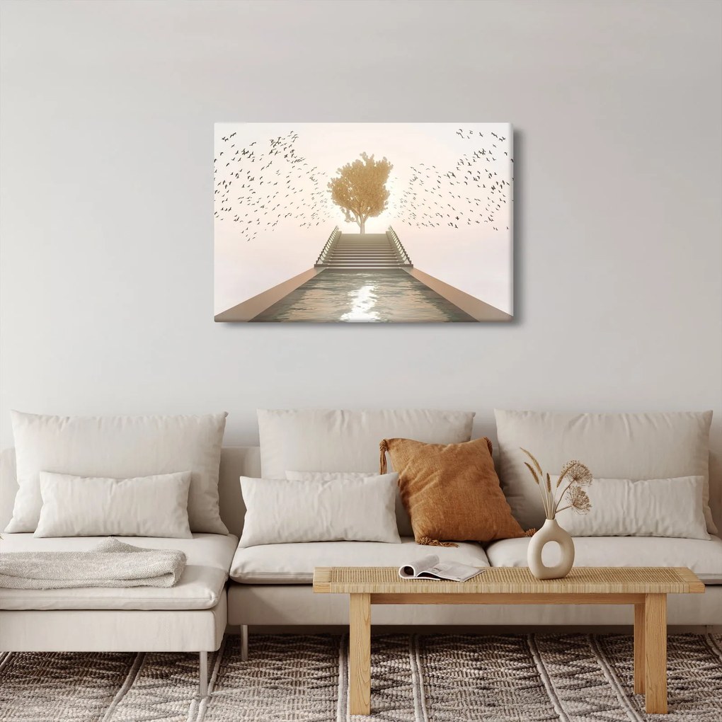 Obraz - Most do neznáma (90x60 cm)