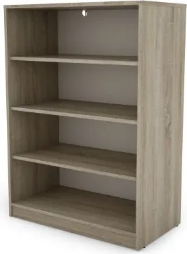 Polovysoký regál Carlos, dub sonoma, šírka 75 cm%