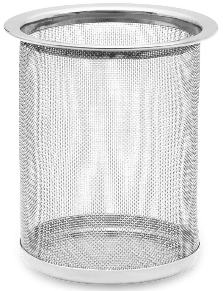 Monzana Čajník so sitkom TEA 1,2L+4 šálky, priesvitná, strieborná
