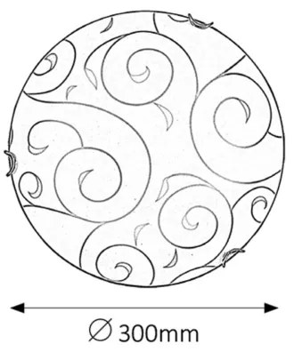 Rabalux 3852 - Nástenné svietidlo HARMONY LUX 1xE27/60W/230V