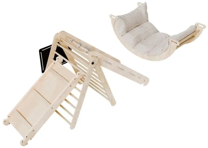 Detská lezecká zostava 5v1, vnútorná, v štýle Montessori