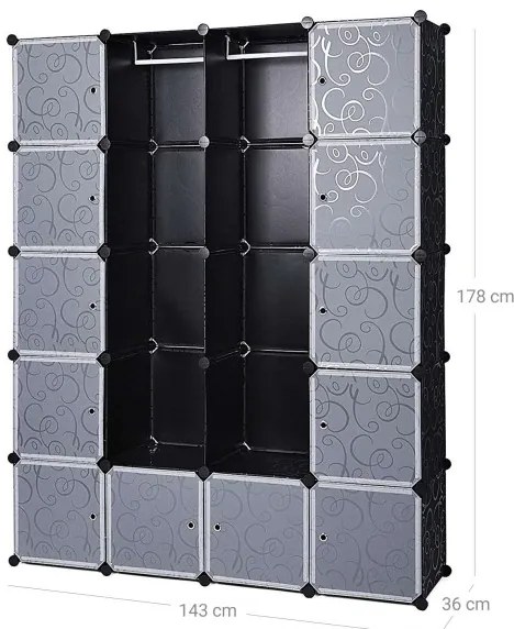 Šatniková skriňa LPC30H