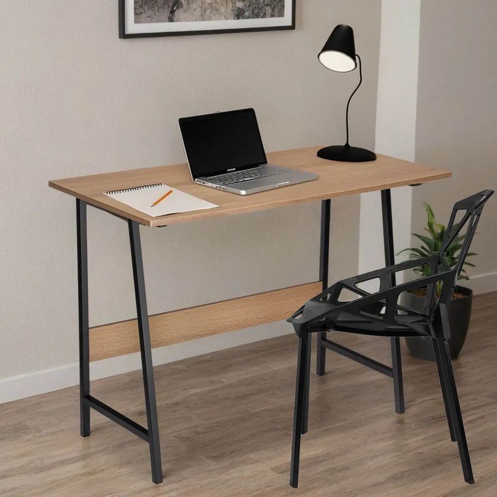 Loftový písací stôl SKAGEN dub moderný