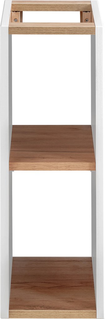 Comad Spodný rozširovací diel pre umývadlové skrinky s doskou Capri White 20 biela/dub zlatý craft