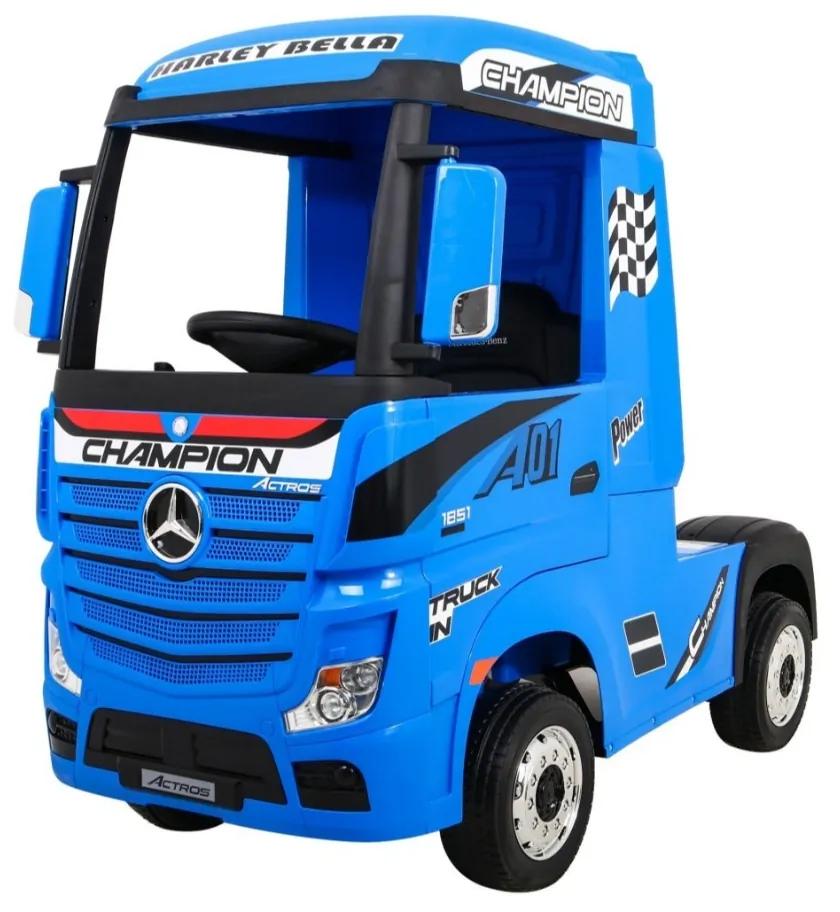 Elektrický kamión Mercedes | modrý
