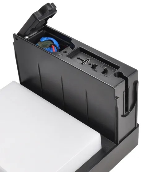 Solight WO7202 - LED Solárna lampa so senzorom PALERMO LED/5W/2000mAh IP54 čierna