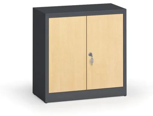 Alfa 3 Zvárané skrine s lamino dverami, 800 x 800 x 400 mm, RAL 7016/breza