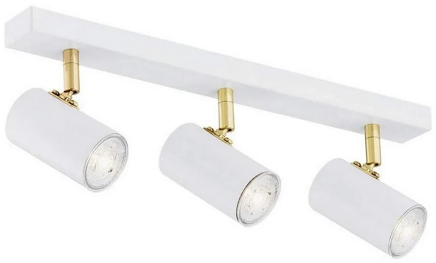 Argon 1475 - Bodové svietidlo LAGOS 3xGU10/5W/230V biela/zlatá AR1475