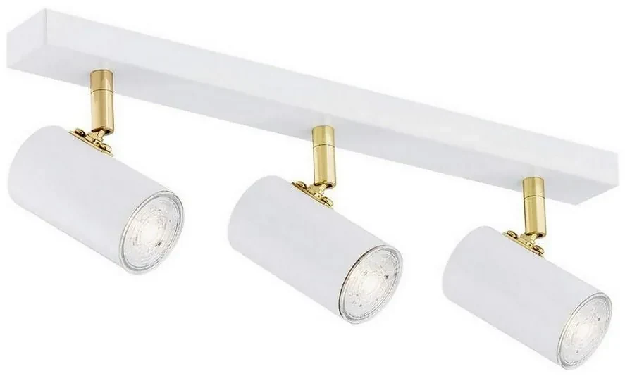 Argon 1475 - Bodové svietidlo LAGOS 3xGU10/5W/230V biela/zlatá AR1475
