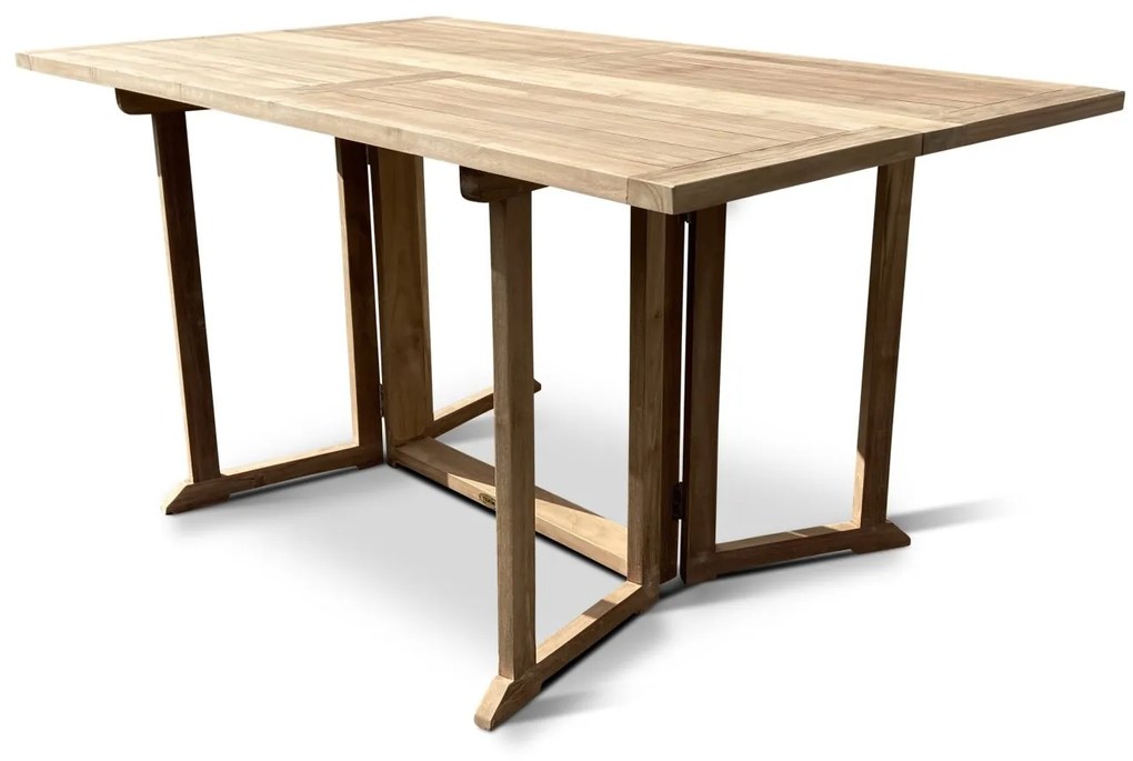 TEXIM BUTTERFLY / BEVERLY - záhradný teakový skladací stôl, teak