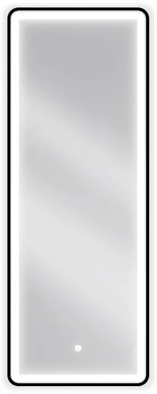 Mexen Coro, LED kúpeľňové zrkadlo s podsvietením a čiernym rámom 45x120 cm, 6000K, ochrana proti zahmlievaniu, 9817-045-120-611-70