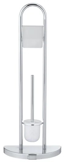 WENKO 16608100 - WC kefa COSENZA 33x84 cm lesklý chróm/satén