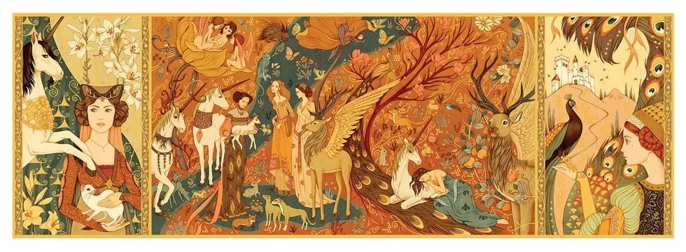 Detské puzzle Djeco Unicornio