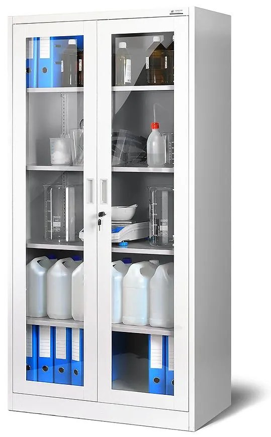 Kancelársky regál Amelia kov biela